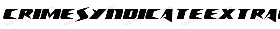 CrimeSyndicateExtraCondensed-lv1X字体转换