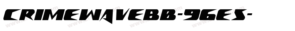 CrimewaveBb-96e5字体转换