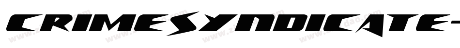 CrimeSyndicate-rLMp字体转换