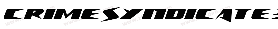CrimeSyndicate3D-MgKw字体转换
