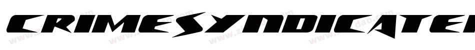 CrimeSyndicateRotalic-BMJV字体转换