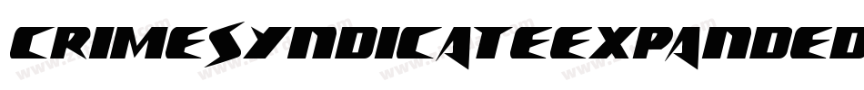 CrimeSyndicateExpanded-v9w7字体转换