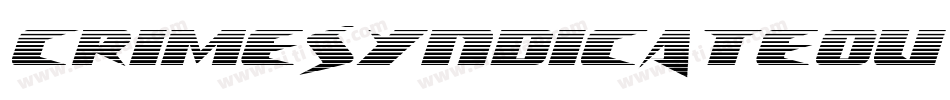 CrimeSyndicateOutlineRegular-RWmM字体转换