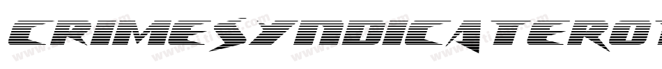 CrimeSyndicateRotateRegular-8G9D字体转换