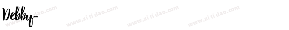 Debby字体转换