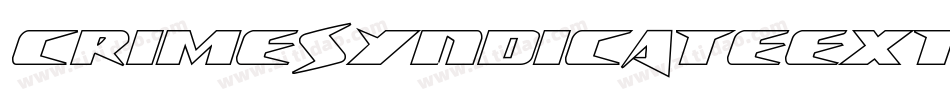 CrimeSyndicateExtraCondensed-lv1X字体转换