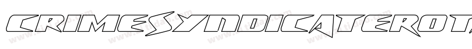 CrimeSyndicateRotateRegular-8G9D字体转换