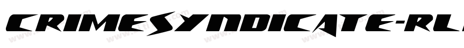 CrimeSyndicate-rLMp字体转换