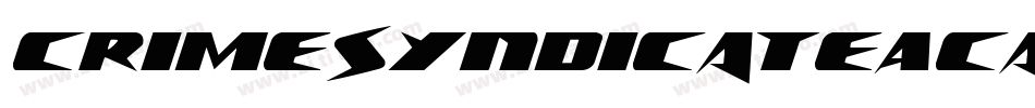 CrimeSyndicateAcademy-KLrA字体转换