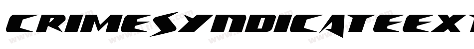 CrimeSyndicateExtraCondensed-lv1X字体转换