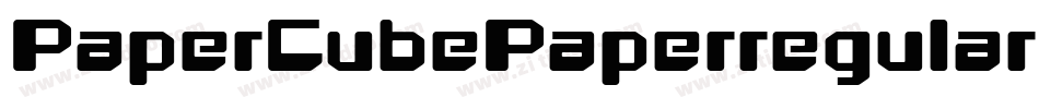 PaperCubePaperregular-WP59字体转换
