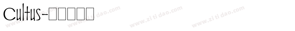 Cultus字体转换