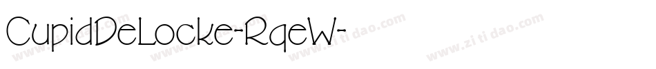 CupidDeLocke-RqeW字体转换