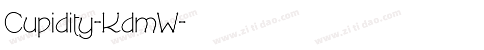Cupidity-KdmW字体转换