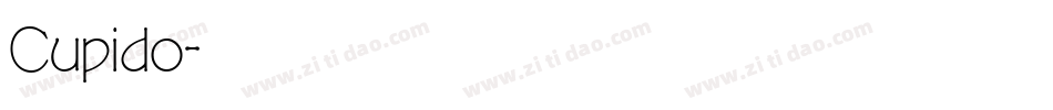 Cupido字体转换