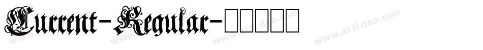 Current-Regular字体转换