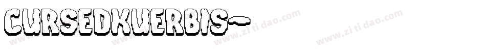 CursedKuerbis字体转换