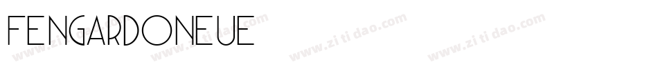 fengardoneue字体转换