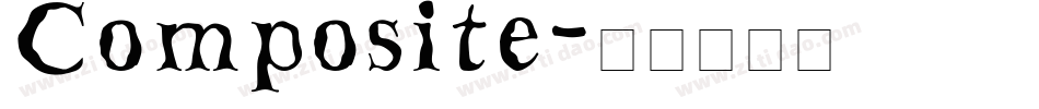 Composite字体转换