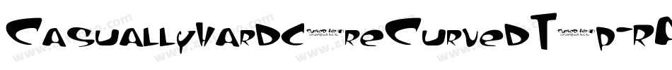 CasuallyhardcoreCurvedTop-RA8W字体转换