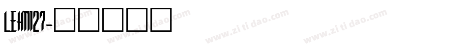 LEHN127字体转换