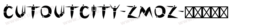 CutoutCity-ZMoz字体转换
