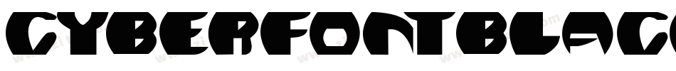 CyberfontBlack-jEVvv字体转换