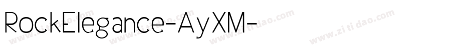RockElegance-AyXM字体转换