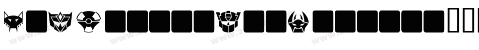 CybertronBold-Mm3x字体转换