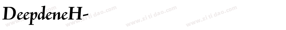 DeepdeneH字体转换