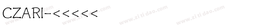 CZARI字体转换