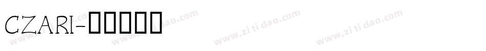 CZARI字体转换