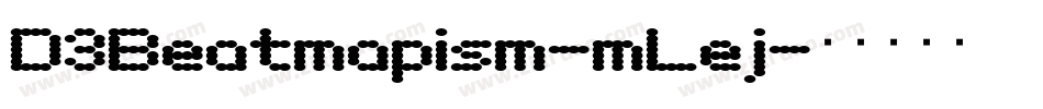 D3Beatmapism-mLej字体转换