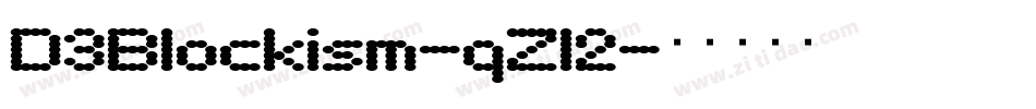 D3Blockism-qZl2字体转换