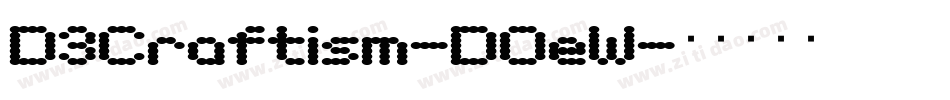 D3Craftism-DOeW字体转换