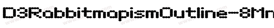 D3RabbitmapismOutline-8Mn2字体转换