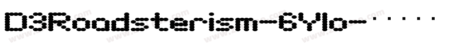 D3Roadsterism-6Ylo字体转换