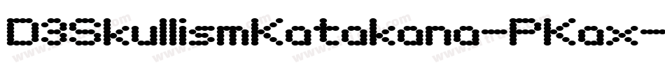 D3SkullismKatakana-PKax字体转换