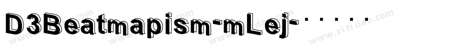 D3Beatmapism-mLej字体转换