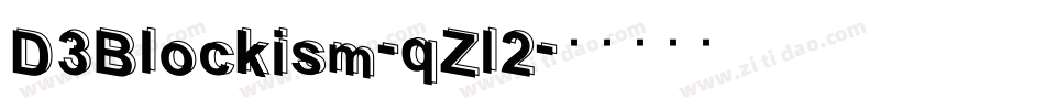 D3Blockism-qZl2字体转换