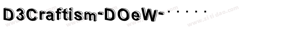 D3Craftism-DOeW字体转换
