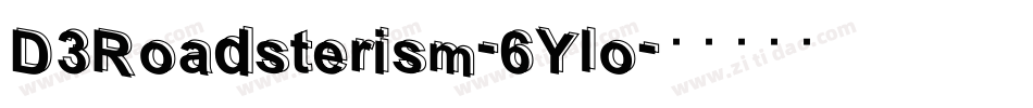 D3Roadsterism-6Ylo字体转换