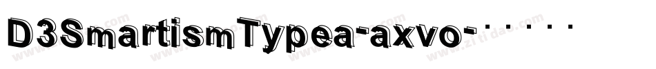 D3SmartismTypea-axvo字体转换