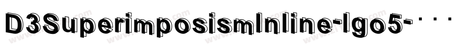 D3SuperimposismInline-lgo5字体转换