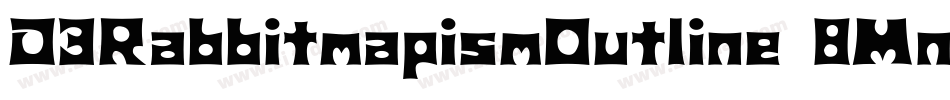 D3RabbitmapismOutline-8Mn2字体转换