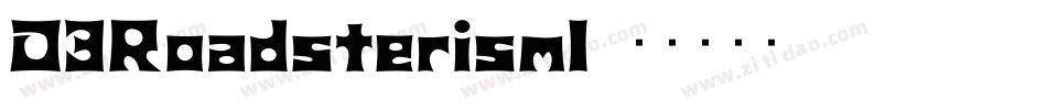 D3RoadsterismI字体转换