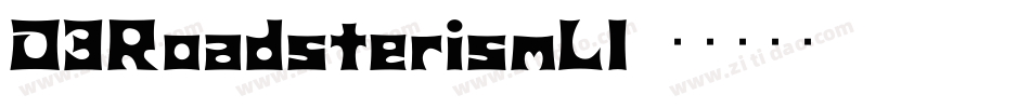 D3RoadsterismLI字体转换