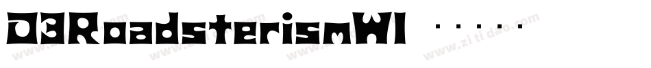 D3RoadsterismWI字体转换