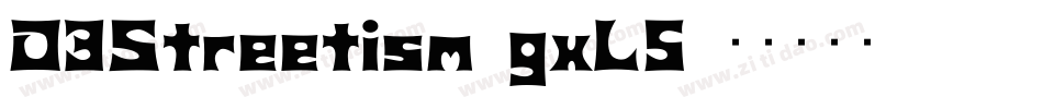 D3Streetism-gxL5字体转换