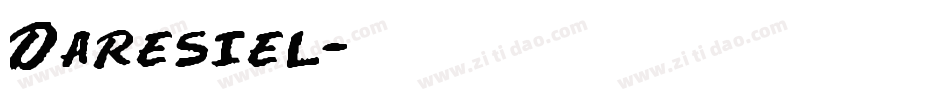 Daresiel字体转换